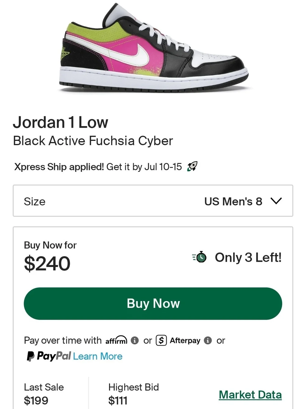Jordan 1 Low Spraypaint